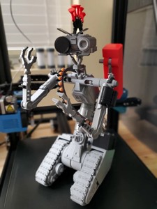 Poseable and modified parts for Short Circuit Johnny Five