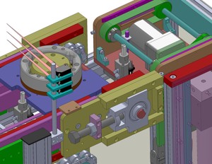 industrial 3D model dual speed chain