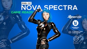 NOVA SPECTRA Concepted UE5 Game Character