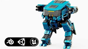 MILITARY DROID X-560 Rigged for Unreal Engine - Unity - MIXAMO
