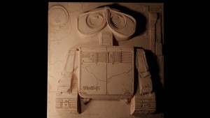 Wall-E Wall-E CNC 3d Print High Relief Sand Casting