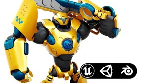 BATTLE DROID EREVOS Rigged for Unreal Engine - Unity - MIXAMO 