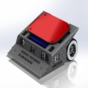 Ikedo Kogeki Minisumo Robot Sumo Body 10mmx10mm
