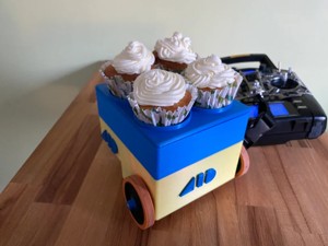 Cupcake delivery robot