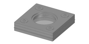 Full Scale Wall-E Eye Lens Vacuum form Jig