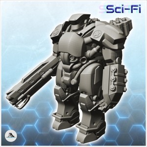 UNOS COMBAT ROBOT (8) - FUTURE SCI-FI SF POST APOCALYPTIC TABLETOP SCIFI