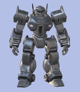 ANDROID MECHA (3-D PRINTABLE)