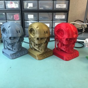 T800 Smooth Terminator Endoskull Printable WithBase (not ExoSkull)