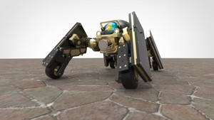 Futuristic SciFiRobot