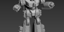 RRT Style Armoured VF1 battroid battloid - Project Echelon