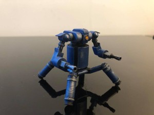 BLUE MECHA FROM MECH PLATOON
