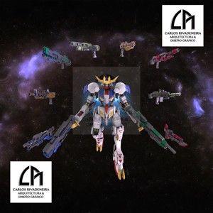 GUNDAM COMPLETE SET OF BLASTERS