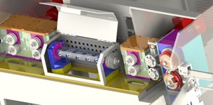 industrial 3D model wire straightening machine