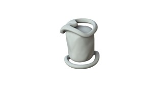 SciFi Shape Object Low Poly
