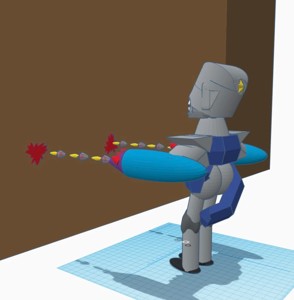 Embarrassed Robot AKA EmBareAssed Robot
