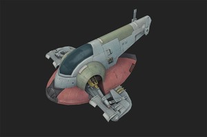 Firespray-31-class patrol and attack craft low-poly