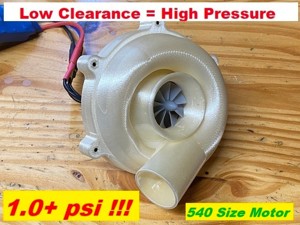Compressor for 540 Motors (>1.0 psi !!!)
