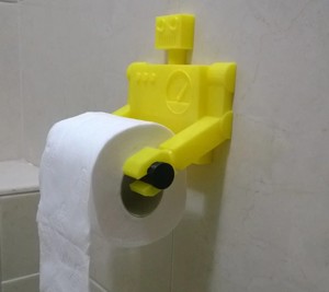 Robot toilet paper holder