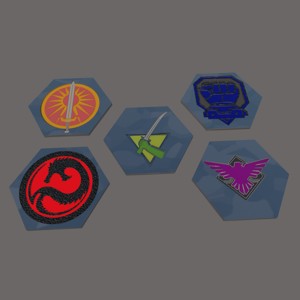 GREAT HOUSES PACK FOR MODULAR HEXBASES