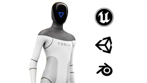 TESLA ROBOT  Rigged for Unreal Engine - Unity - MIXAMO 