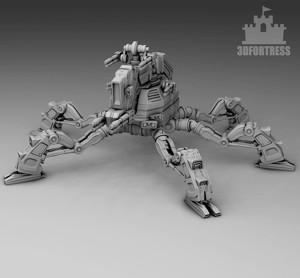  A robot with six legs