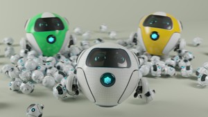 Aerodynamic Robot Model