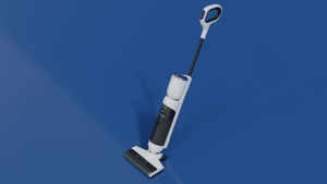 Vacuum cleaner 3D model white color modern style