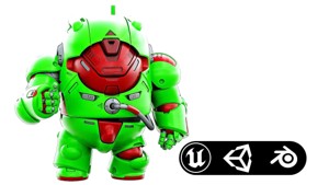 AMONG US CHARACTER-F  Rigged for Unreal Engine - Unity - MIXAMO