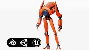 ANDROID MO Rigged for Unreal Engine - Unity - MIXAMO