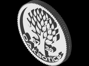 Oakbotics Coaster