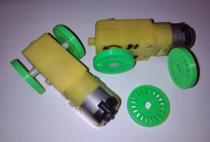 Optical encoder disk for geared motor