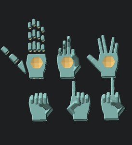 Hand Parametric (customizable)