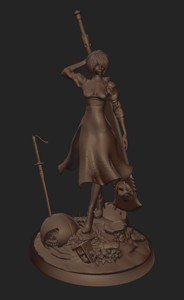 2B STATUE