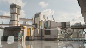 Sci-Fi Stations City Set