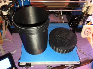 punisher threaded container