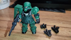 Mobile Suit Gundam Ensemble Gashapon Back VerA