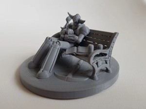 Grendizer Goldorak (Man asleep on a bench)