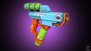 Water Pistol 3D Model