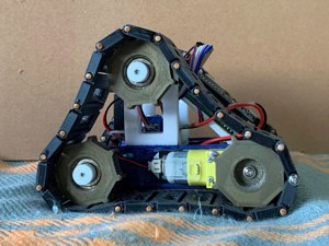 Tri-Track Robot using TT-Motors and TV Remote Control