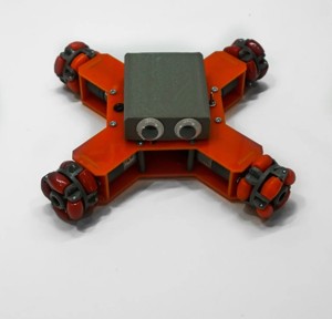 Lasercut robot using omniWheels