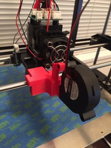 RIGIDBOT 2 HIGHLY EFFECTIVE PART COOLING FAN DUCT