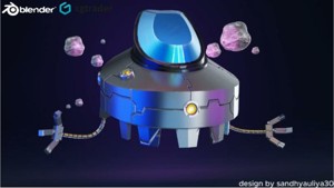 Robot SCI-FI with Arm