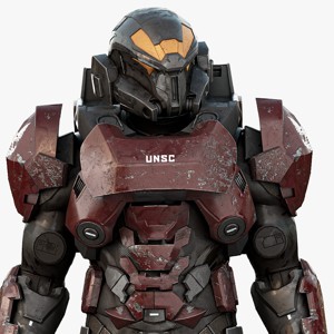 Scifi Red Armor