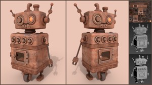 Stylized Robot Oven