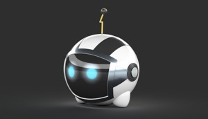 Character Cartoon Ball Robot