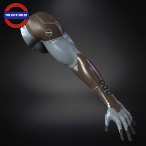 sci fi arm cyborg v5 game ready