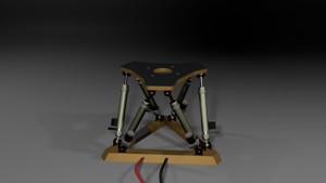 Hexapod Robotic Platform also known as Gough-Stewart platform