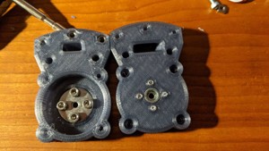 Parametric Shoulder Joint for SpotMicroESP32 - Inner joint for metal circle servo horn