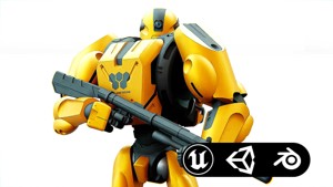 BATTLE DROID QORA  Rigged for Unreal Engine - Unity - MIXAMO