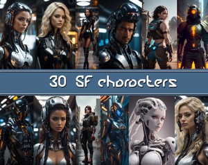 30 Science Fiction Character Images